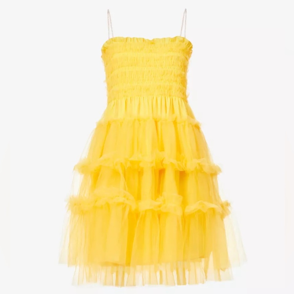 NWOT Amy Lynn Willow strapless woven mini dress